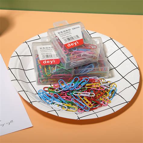 Jual Paper Clip Warna Warni Free Box Mika Penjepit Kertas Warna Warni