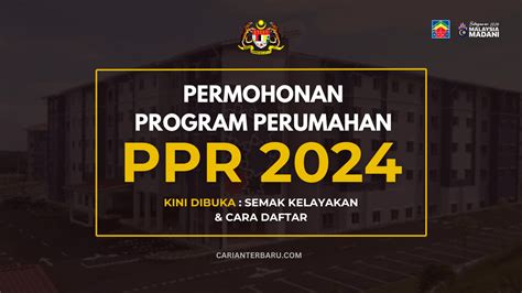 Permohonan Rumah Ppr Kini Dibuka Kepada Rakyat Carianterbaru