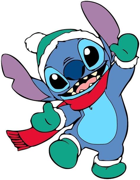 Disney Stitch Christmas Vector Art Design Vector Tracing