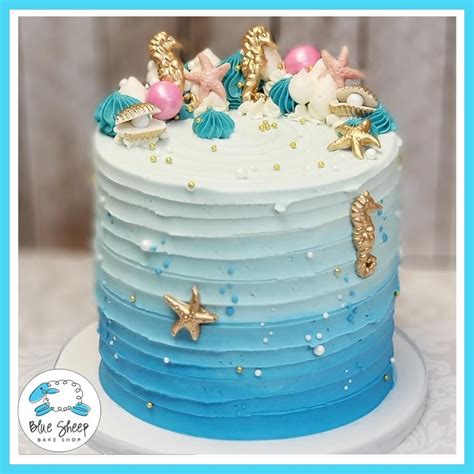 This 3 Tiered Fondant Specialty Cake Features Ombre Ruffles Bubbles