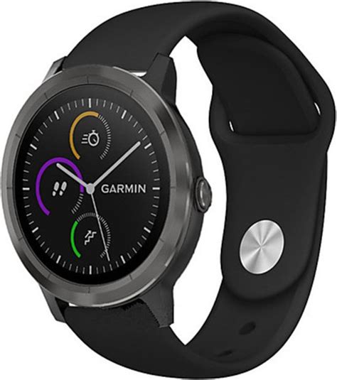 Siliconen Bandje Zwart Geschikt Voor Garmin Vivoactive En Venu