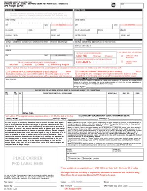 Old Dominion Bol Fill Online Printable Fillable Blank Pdffiller