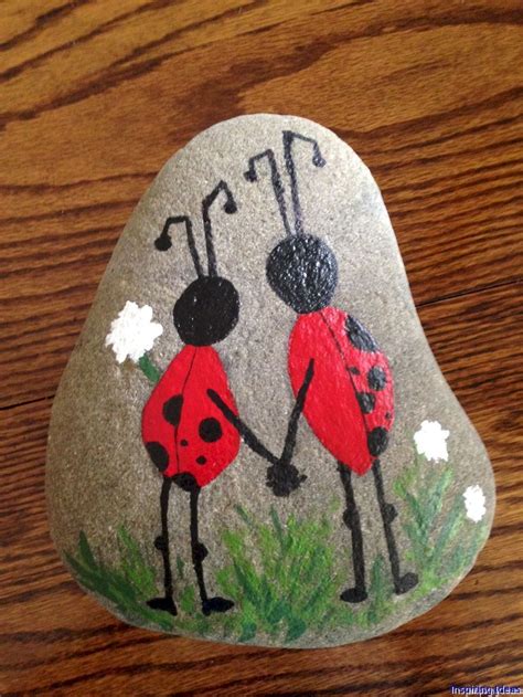 060 Cute Painted Rock Ideas For Garden Rock Painting Patterns Rock