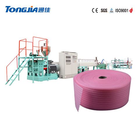 Epe Foamed Foaming Sheet Extruder Extrusion China Epe Foam Machine