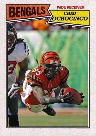 2009 Bengals (’87 Style): Chad Ochocinco – The Writer's Journey