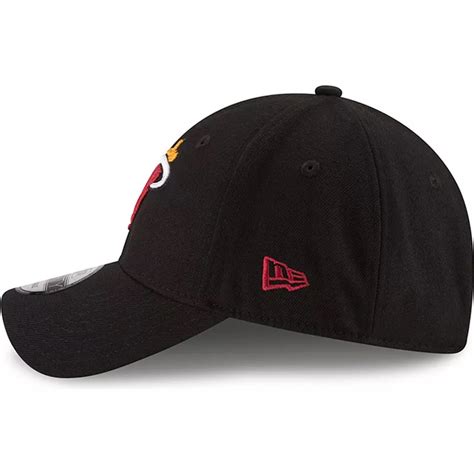 Gorra Curva Negra Ajustable Forty The League De Miami Heat Nba De New