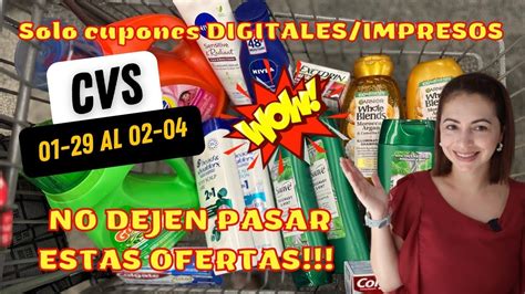 Cvs Ofertas BUENISIMAS Y FACILITAS Solo Con Cupones