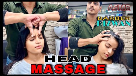 Asmr Intense Head Ear Neck Massage With Face And Hair Wash By Indian