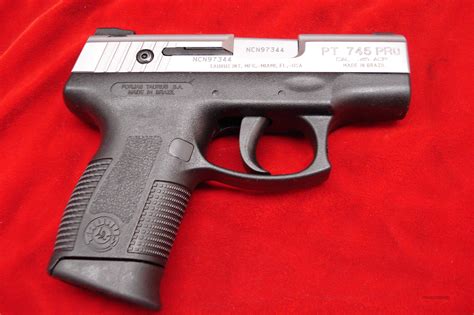 TAURUS PT745 STAINLESS MILLENNIUM P For Sale At Gunsamerica