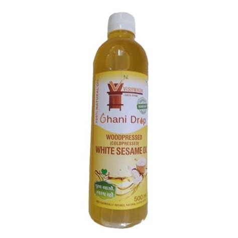 Prevent BP 500ml Cold Pressed White Sesame Oil For Cooking At Rs 220