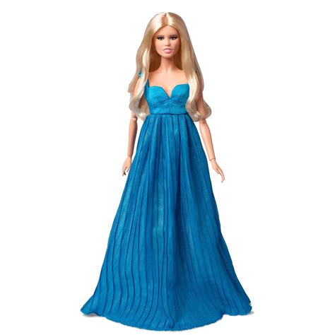 Claudia Schiffer Supermodel Barbie Doll in Versace Gown | Mattel Creations