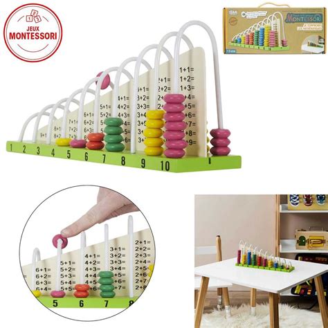 Boulier Math Matiques Montessori En Bois Chez Rentreediscount