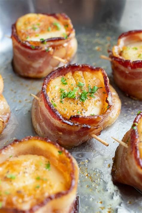 Easy Bacon Wrapped Scallops Pan Seared Evolving Table Artofit