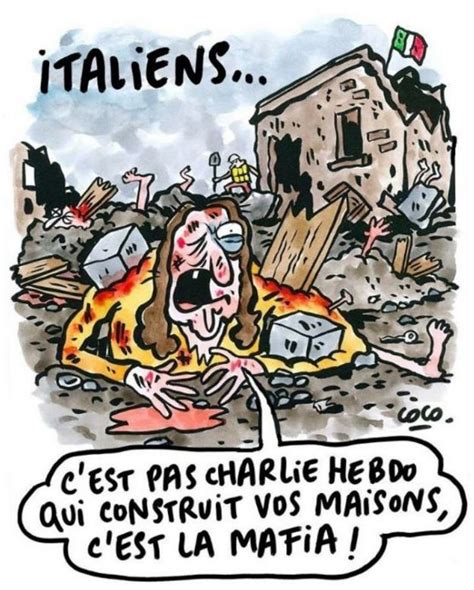 Charlie Hebdo Sued By Quake Hit Amatrice Over Cartoon Bbc News