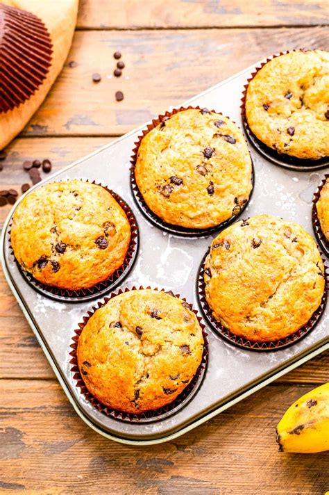 Banana Chocolate Chip Muffins