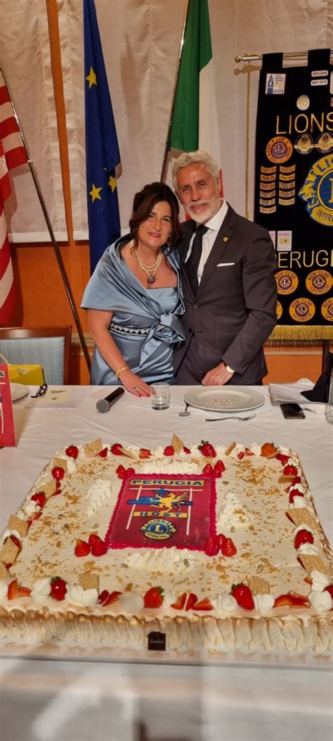 Charter Night Del Lions Club Perugia Host Il Presidente Uscente