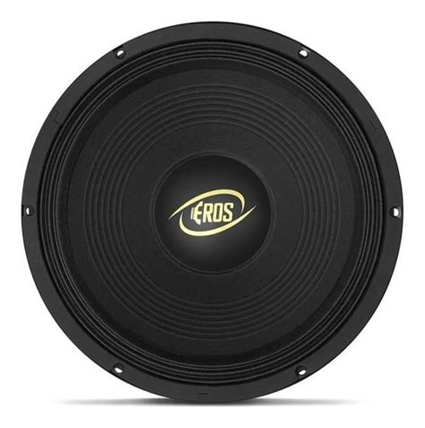 Eros Alto Falante Woofer E 450 Lc Black Potencia 450w Rms 12 Polegadas