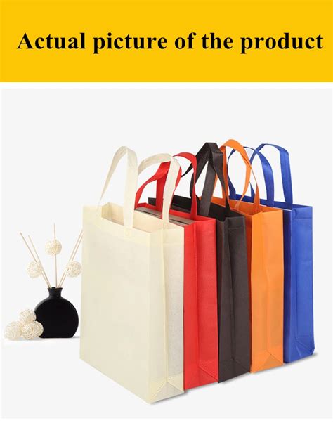 Custom Print Eco Reusable Supermarket Grocery Promotion Shopping Non