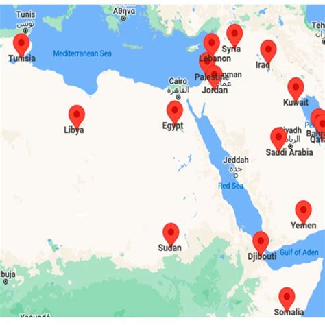 Countries of the Eastern Mediterranean Region [6]. | Download ...