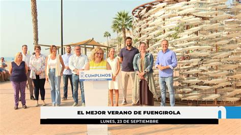 Ana Mula Ha sido un verano de cifras históricas Fuengirola Televisión