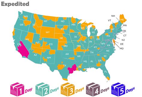 Usps Postal Zone Chart Map