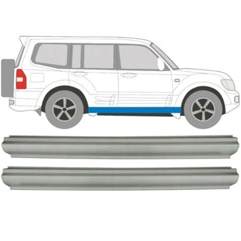 Sill Repair Panel Right Left Set Mitsubishi Pajero 1999 2006