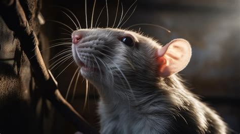 Premium AI Image | rat in beautiful light with natural habitat