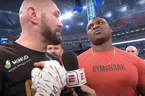 Team Ngannou In Touch With Tyson Fury For Boxing Superfight The Overtimer