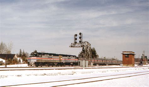 Amtrak 49 in the Snow in Berea