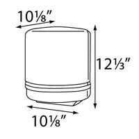 Palmer Fixture TD0255 Center Pull Self Adjusting Paper Towel Dispenser