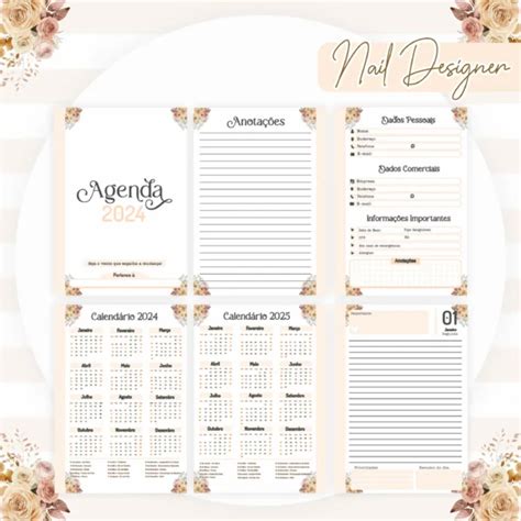 Arquivo Digital AGENDA E AGENDAMENTO NAIL DESIGNER 02 2024 Ciane Artes