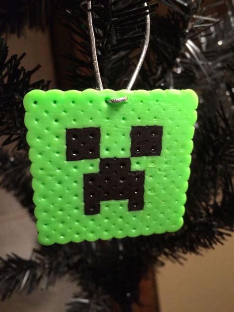 Minecraft Creeper Perler Bead Perler Beads Handmade Gifts Etsy