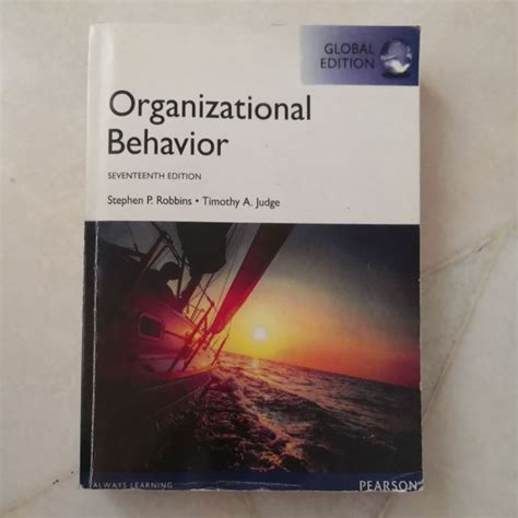 Organizational Behavior 17th Edition Stephen P Robbins Shopee Malaysia