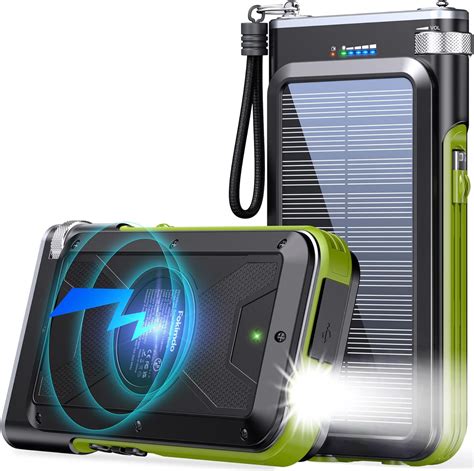 Buy Solar Power Bank Mah Emergency Radio With Wireless Charger