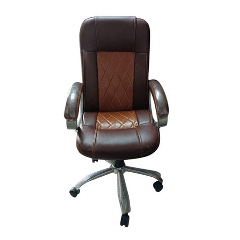 Leather Mid Back Boss Office Chair Fixed Arm At Rs In Prayagraj