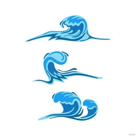 Printable Ocean Wave Template