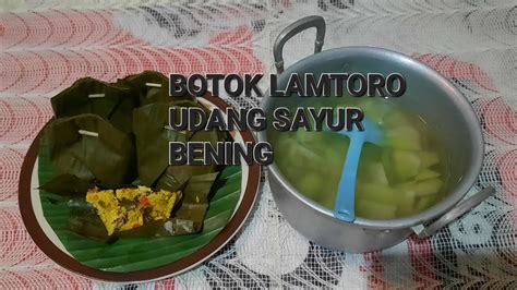 Resep Masak Botok Lamtoro Udang Dan Sayur Bening Labu YouTube