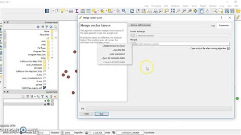 Merging Vector Layers In Qgis Youtube