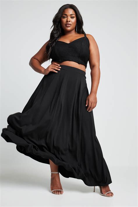 Yours Plus Size Panelled Maxi Skirt Yours Clothing