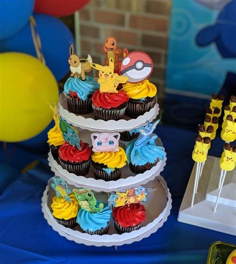 Pokémon Cupcake Toppers