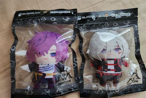 Nijisanji En Niji Puppet Plush Doll Uki Violeta Fulgur Ovid Set Of