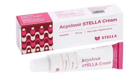 Acyclovir Stella Cream là thuốc gì Công dụng cách dùng và lưu ý YouMed