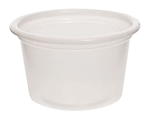 Dart Polystyrene Portion Cups 3 25 Oz Translucent 250 Cups Per Bag Case