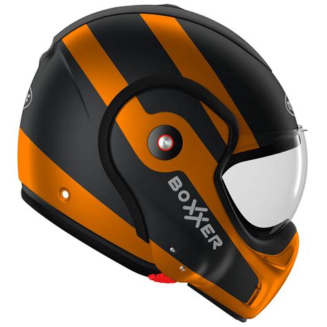 Casco ROOF RO9 BOXXER FUZO NOIR ORANGE MAT Cascos Modulares