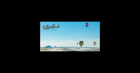 White Sands Hot Air Balloon Invitation White Sands Hot Air Balloon