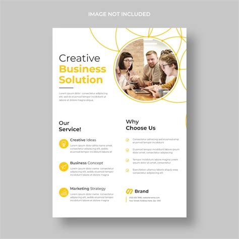 Modern business flyer template - Free PSD download - HD Stock Images