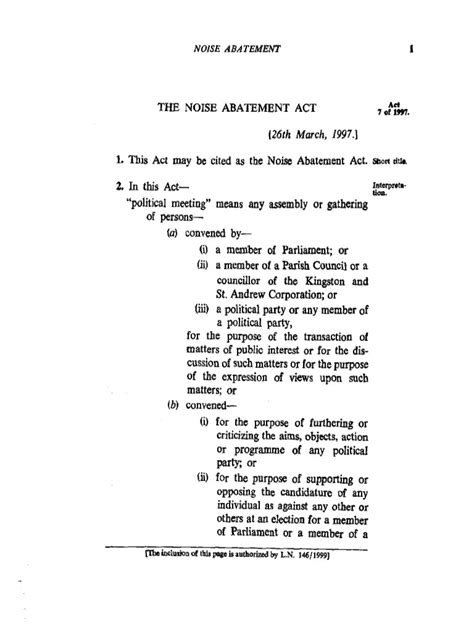 Noise Abatement Act - 220512 - 173445 | PDF | Criminal Law | Common Law