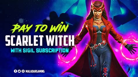 Scarlet Witch Sigil Pay To Win Reality Check For F2p Marvel Contest Of Champions Youtube