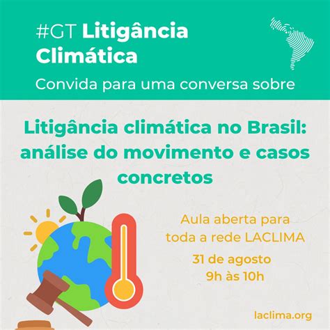 Aula aberta GT Litigância Climática LACLIMA