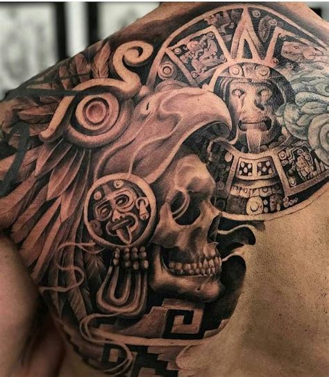 50 Of The Best Aztec Tattoos Tattoo Insider Aztec Tattoo Designs Aztec Tattoo Aztec Tattoos